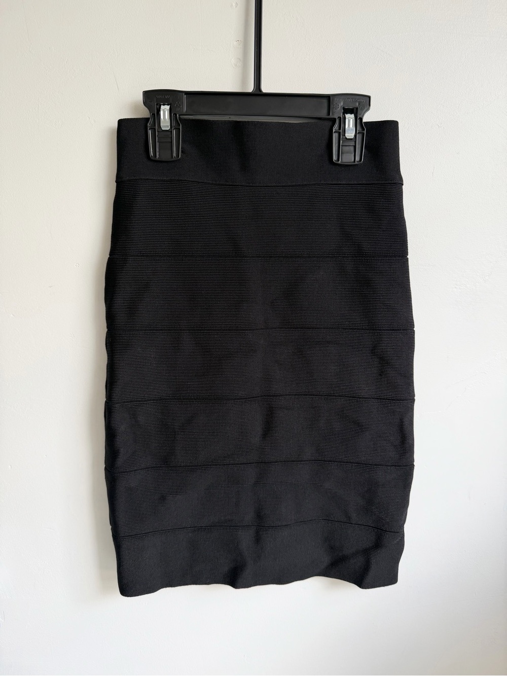 Bebe Black Bandage Bodycon Skirt Size Small